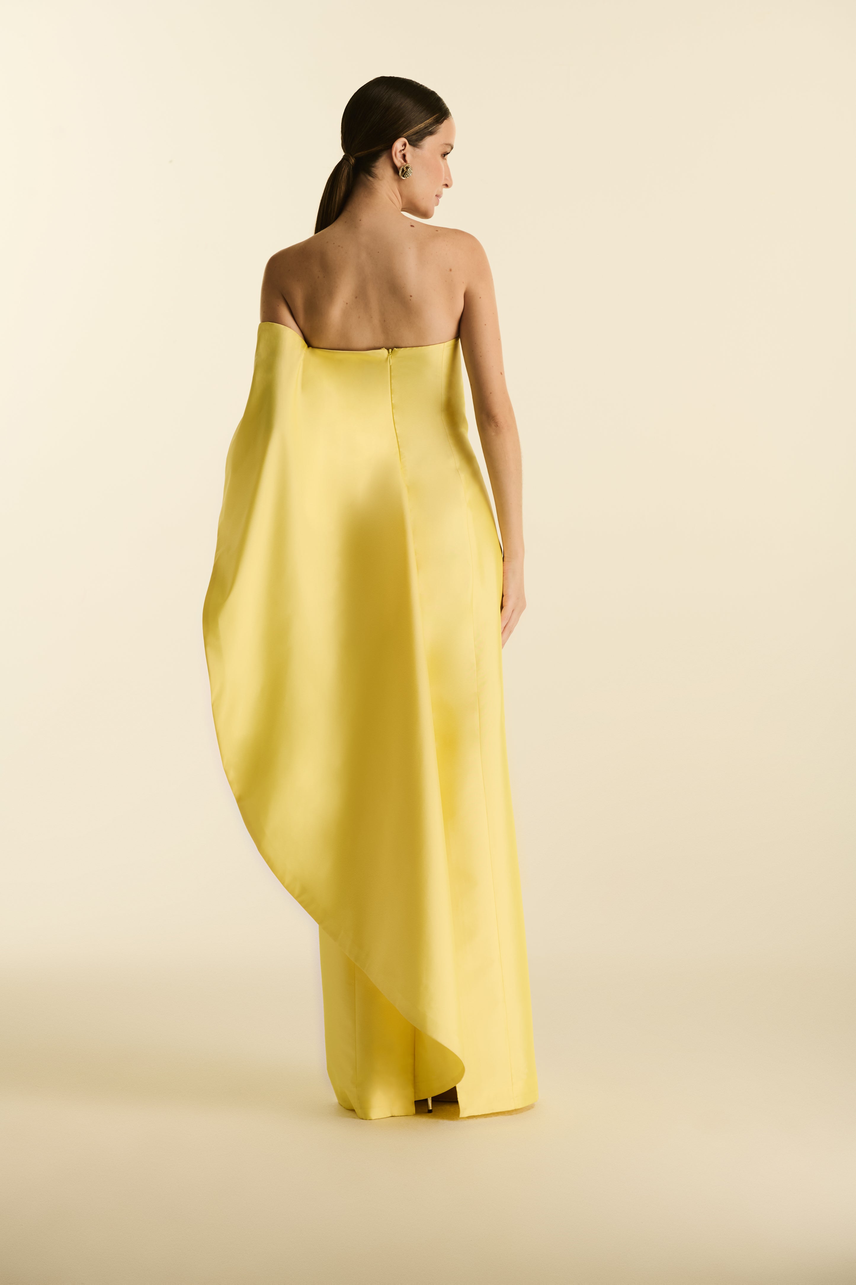 Vestido Longo em Tafetá