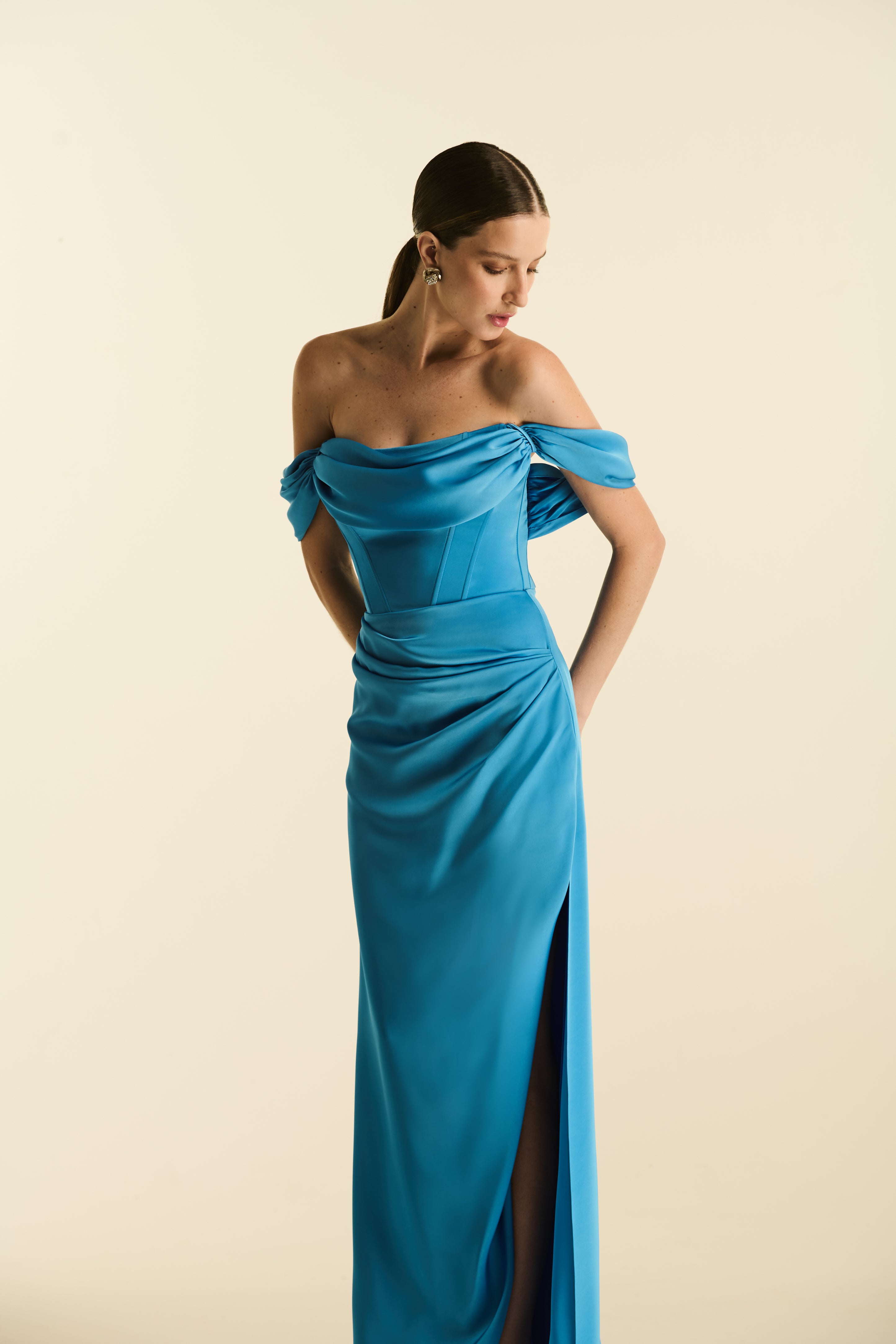 Vestido Longo Drapeado