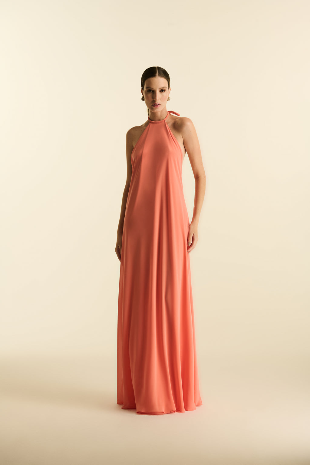 Vestido Longo Frente Única