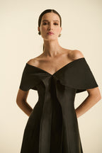 Vestido Mídi Tafeta