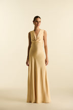 Vestido Longo em Cetim