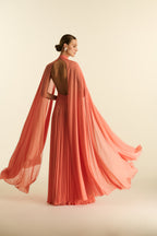 Vestido Longo Plissado