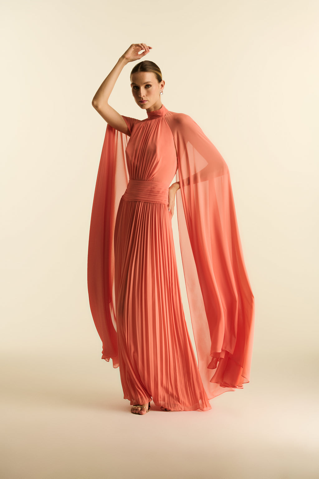 Vestido Longo Plissado