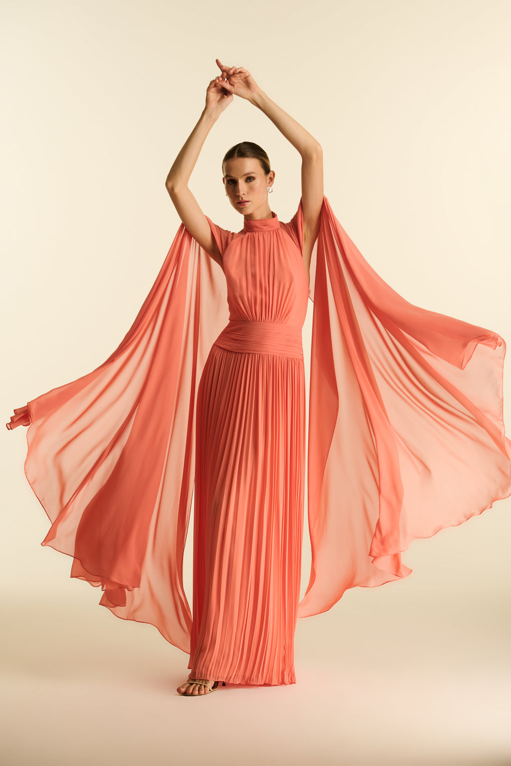 Vestido Longo Plissado