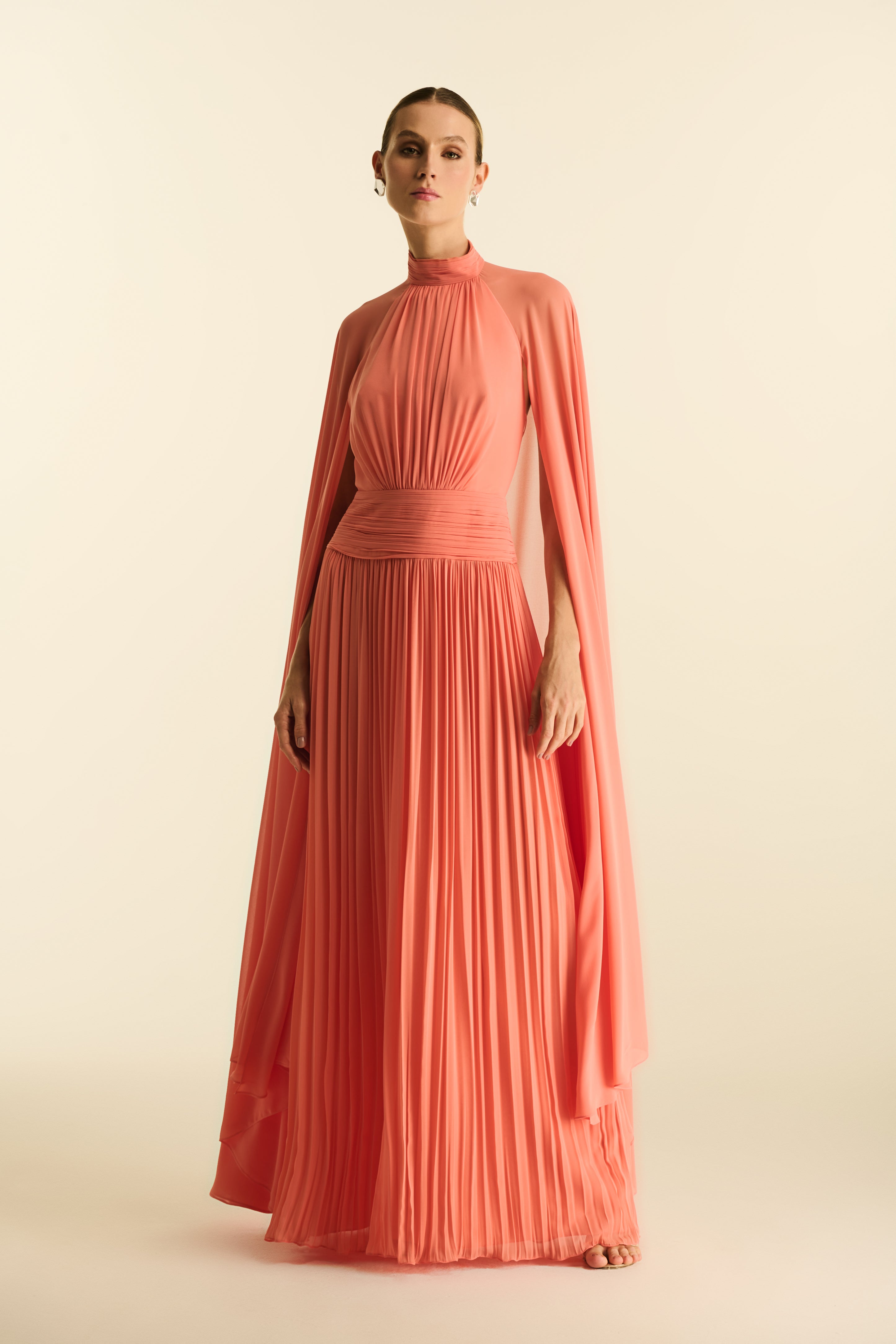 Vestido Longo Plissado