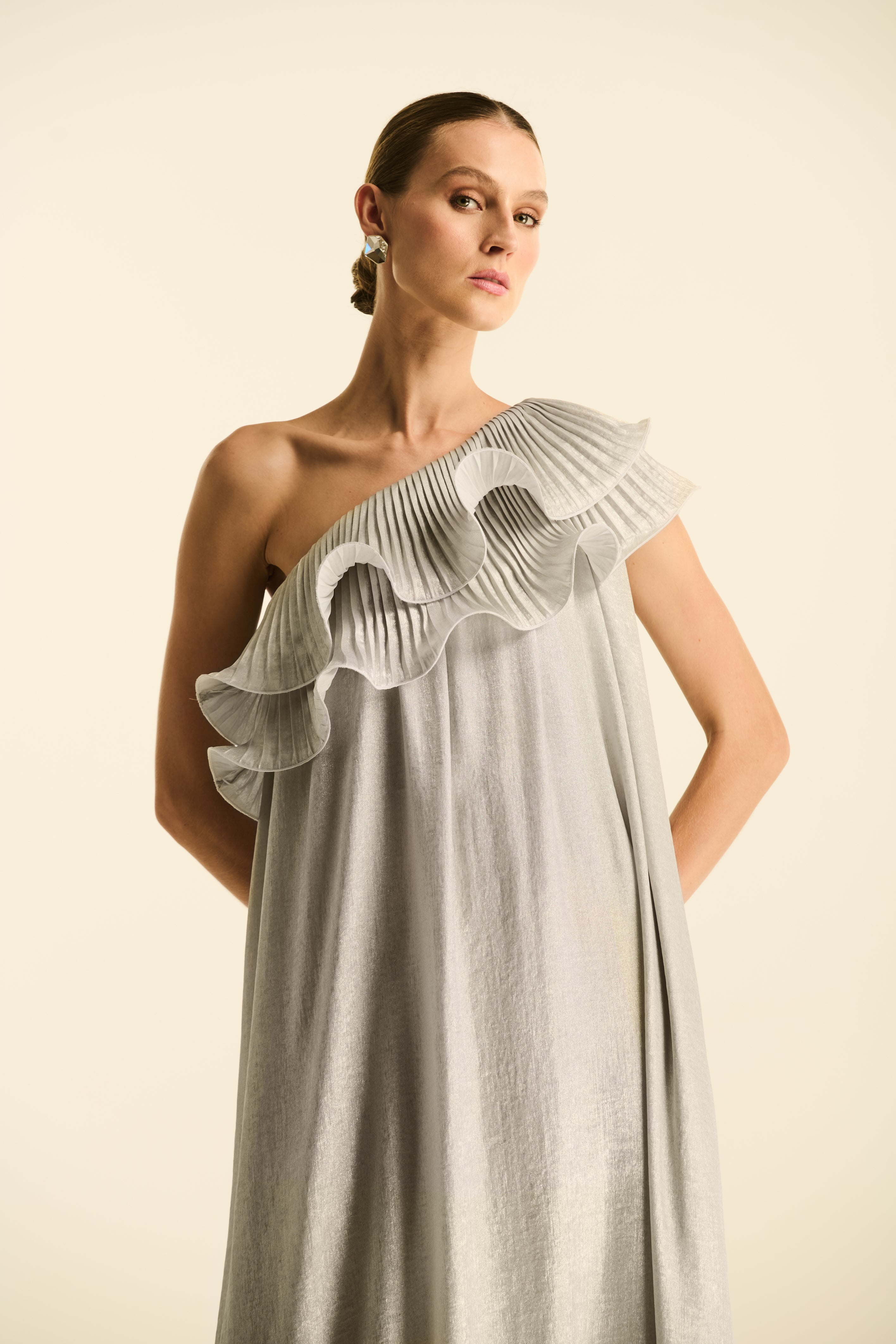 Vestido Longo Metalizado