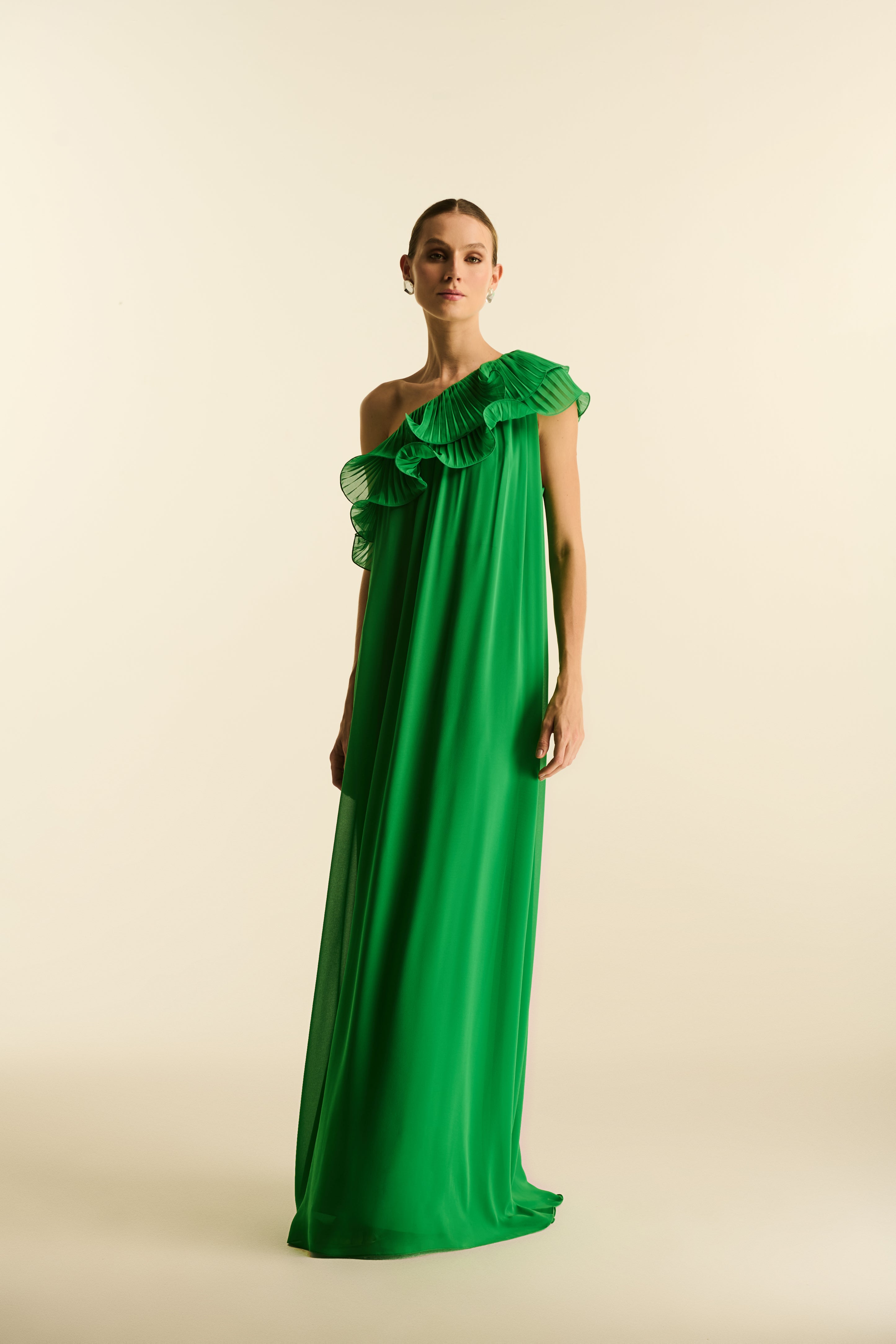 Vestido Longo em Chiffon