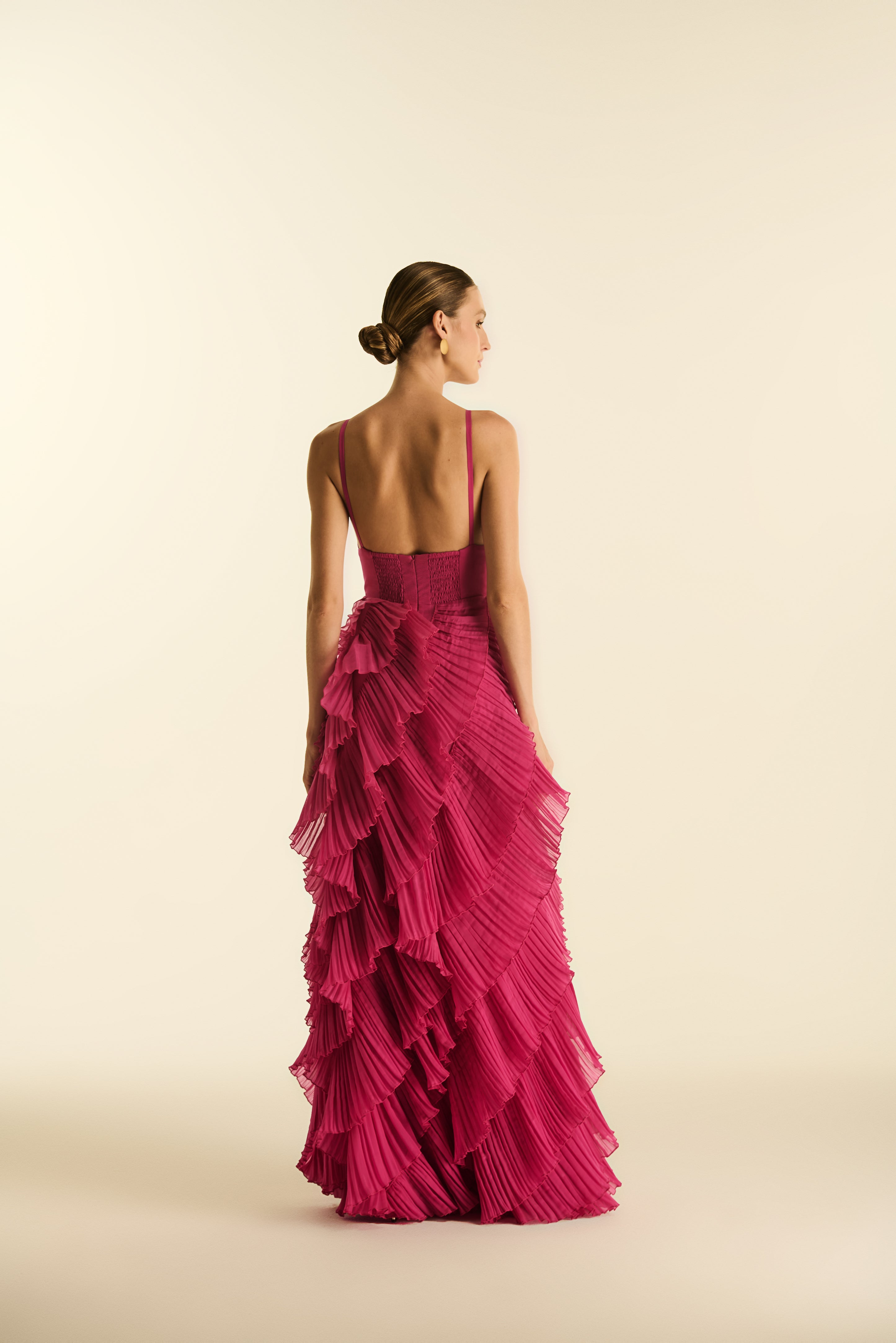 Vestido Longo Organza