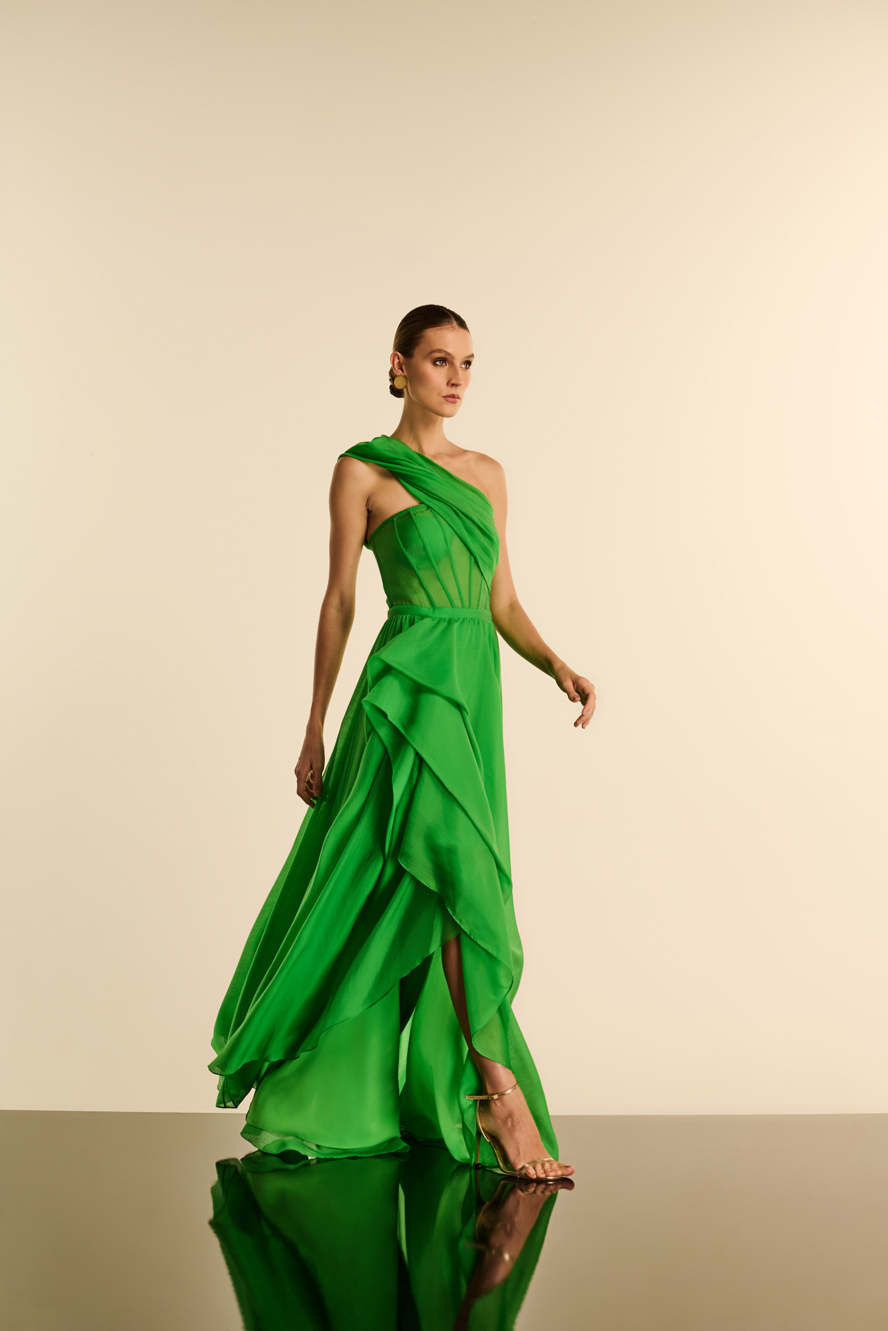 Vestido Longo em Moulage