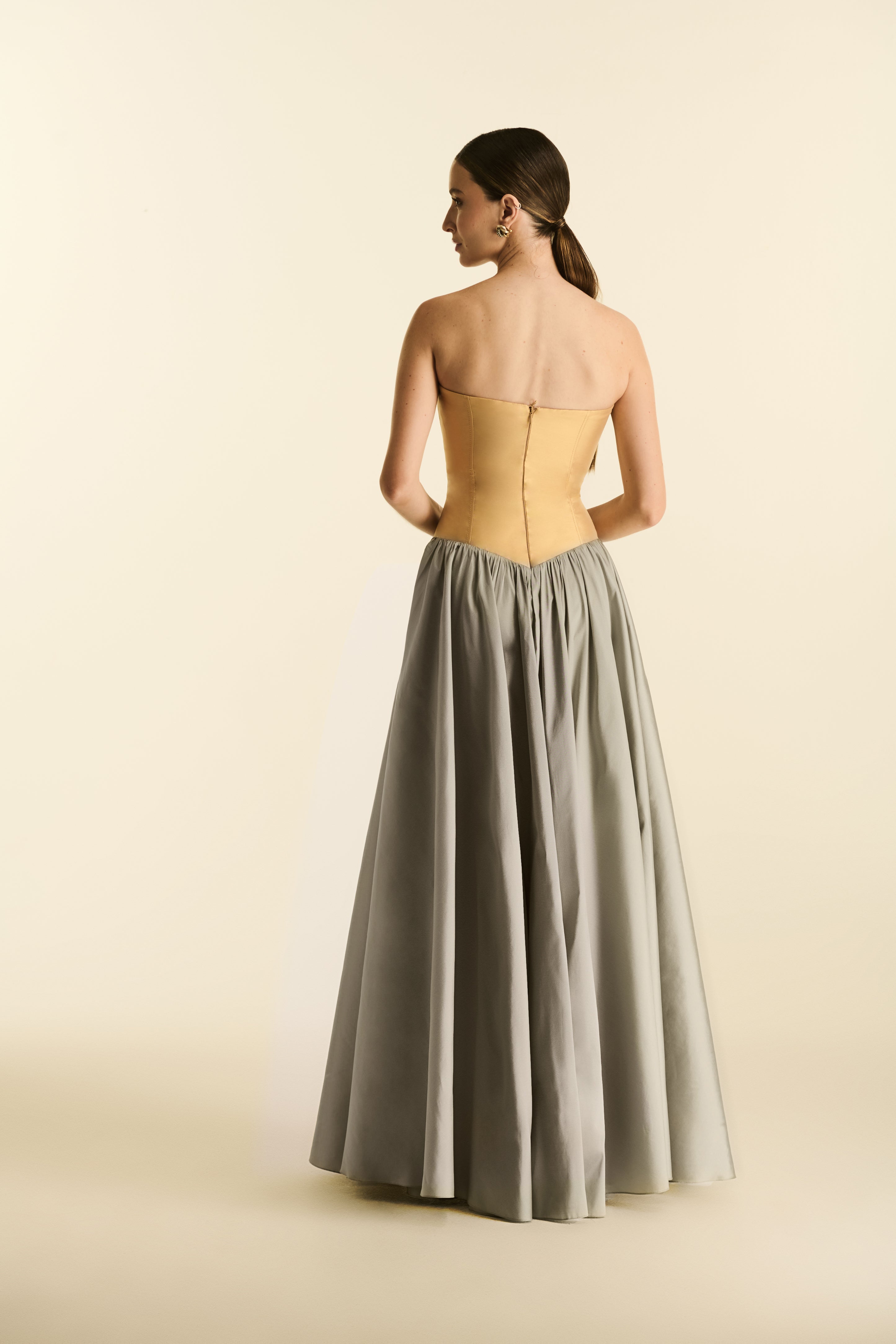 Vestido Longo Manga Removível