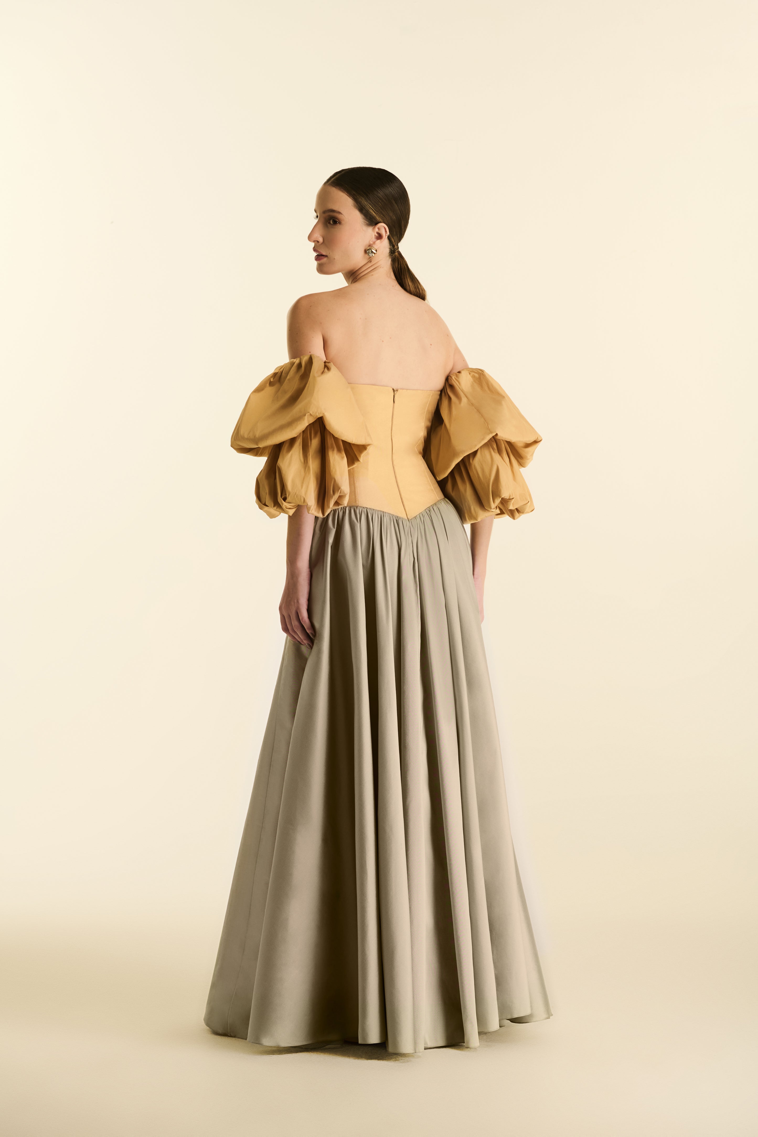 Vestido Longo Manga Removível