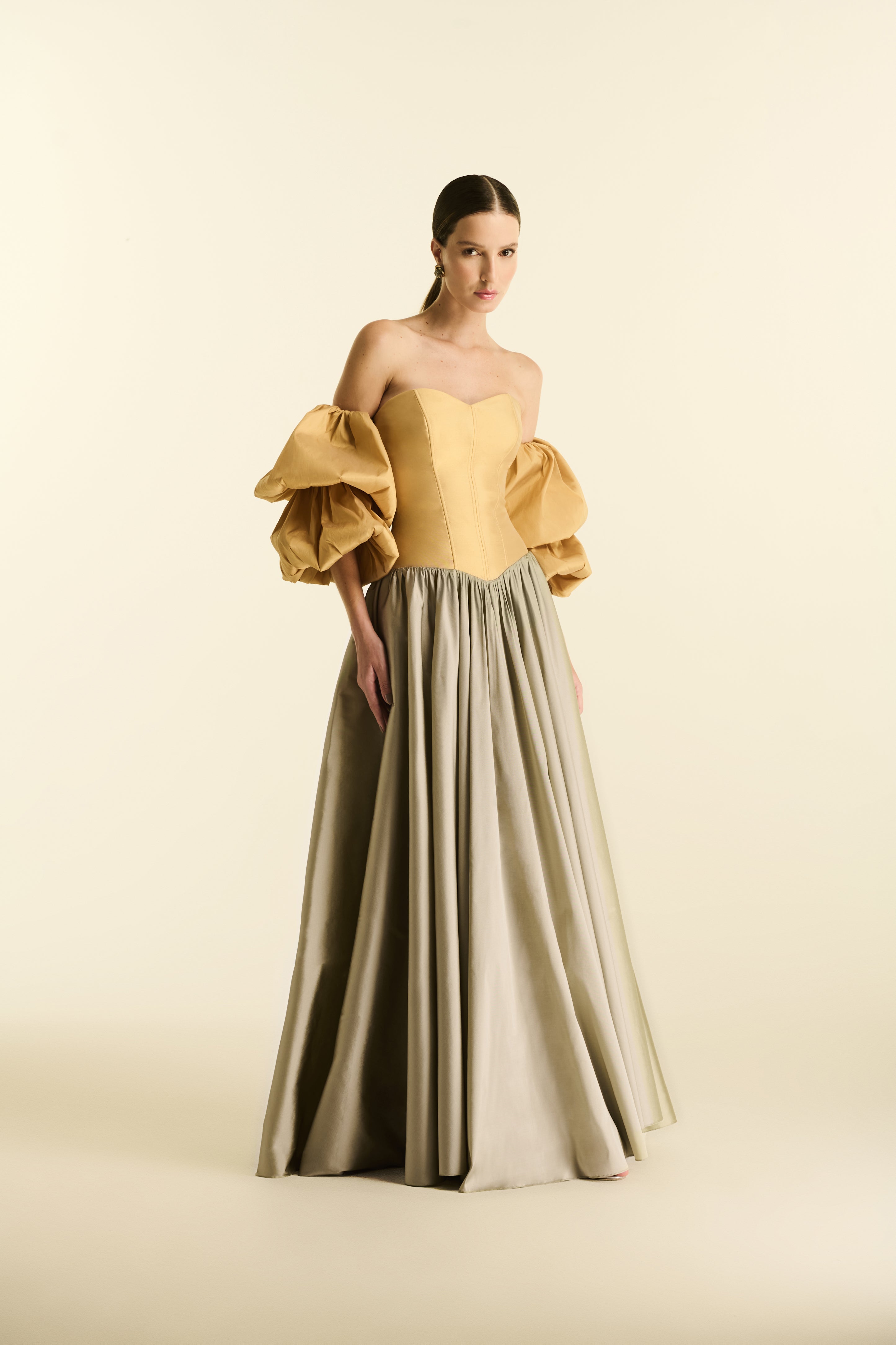 Vestido Longo Manga Removível