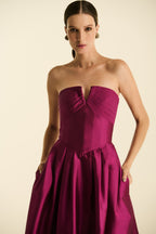 Vestido Longo Corseletado