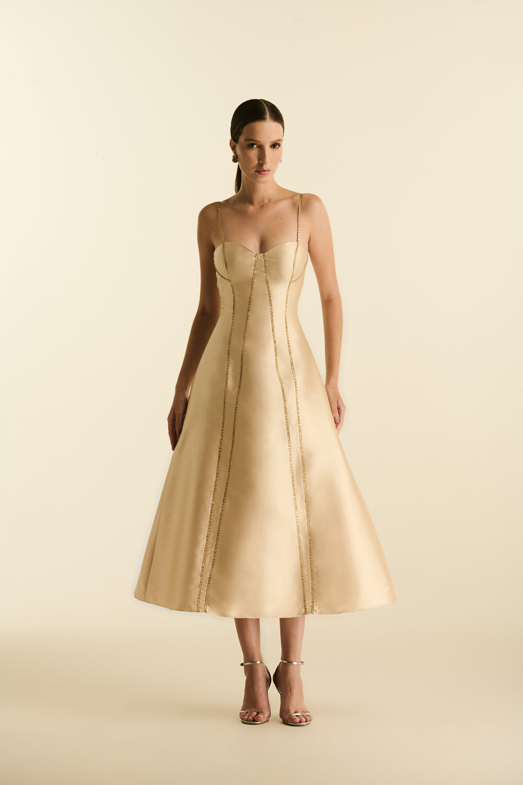 Vestido Mídi Estruturado