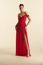 Vestido Longo Manga Roloté