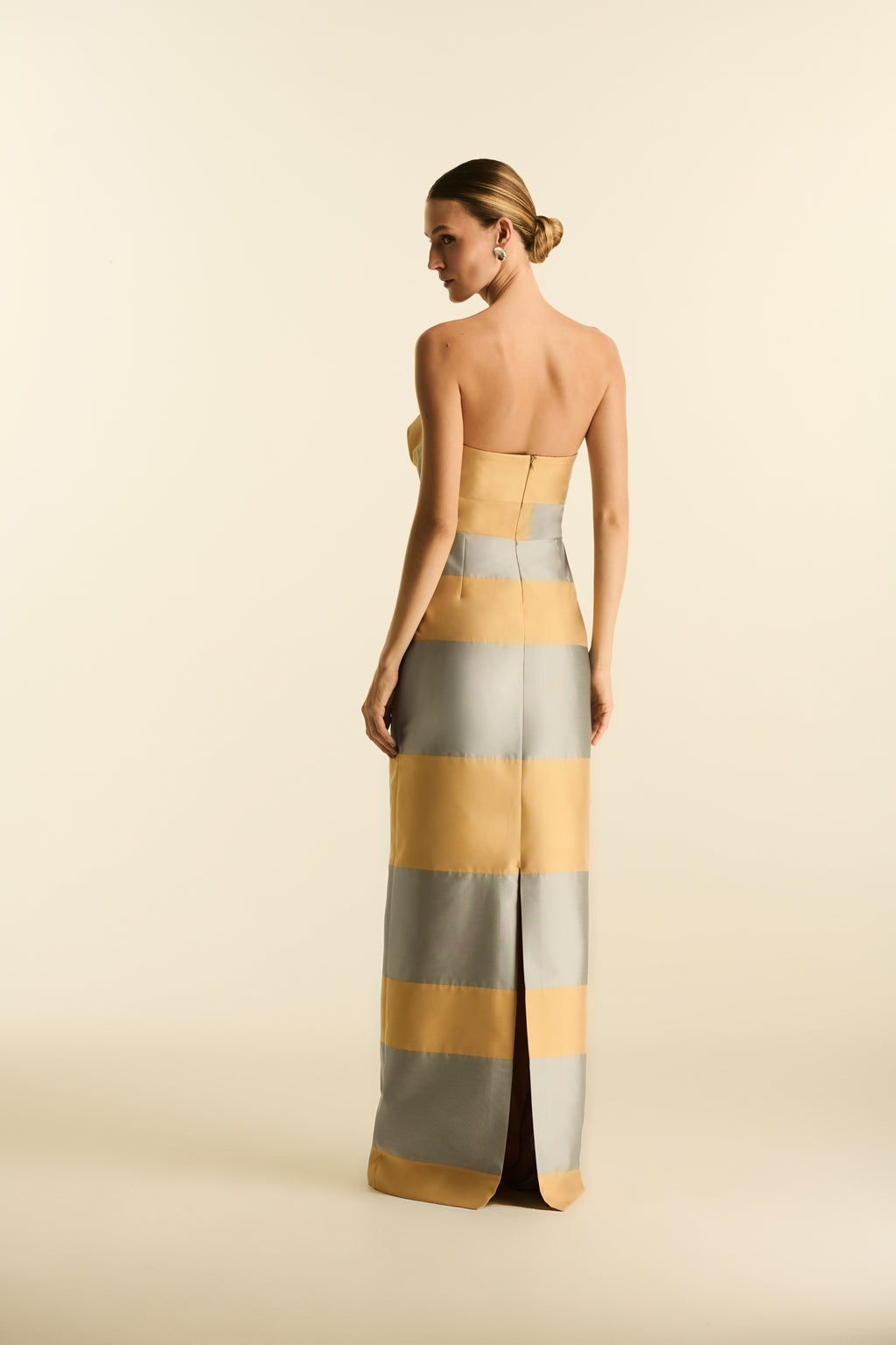 Vestido Longo Bicolor