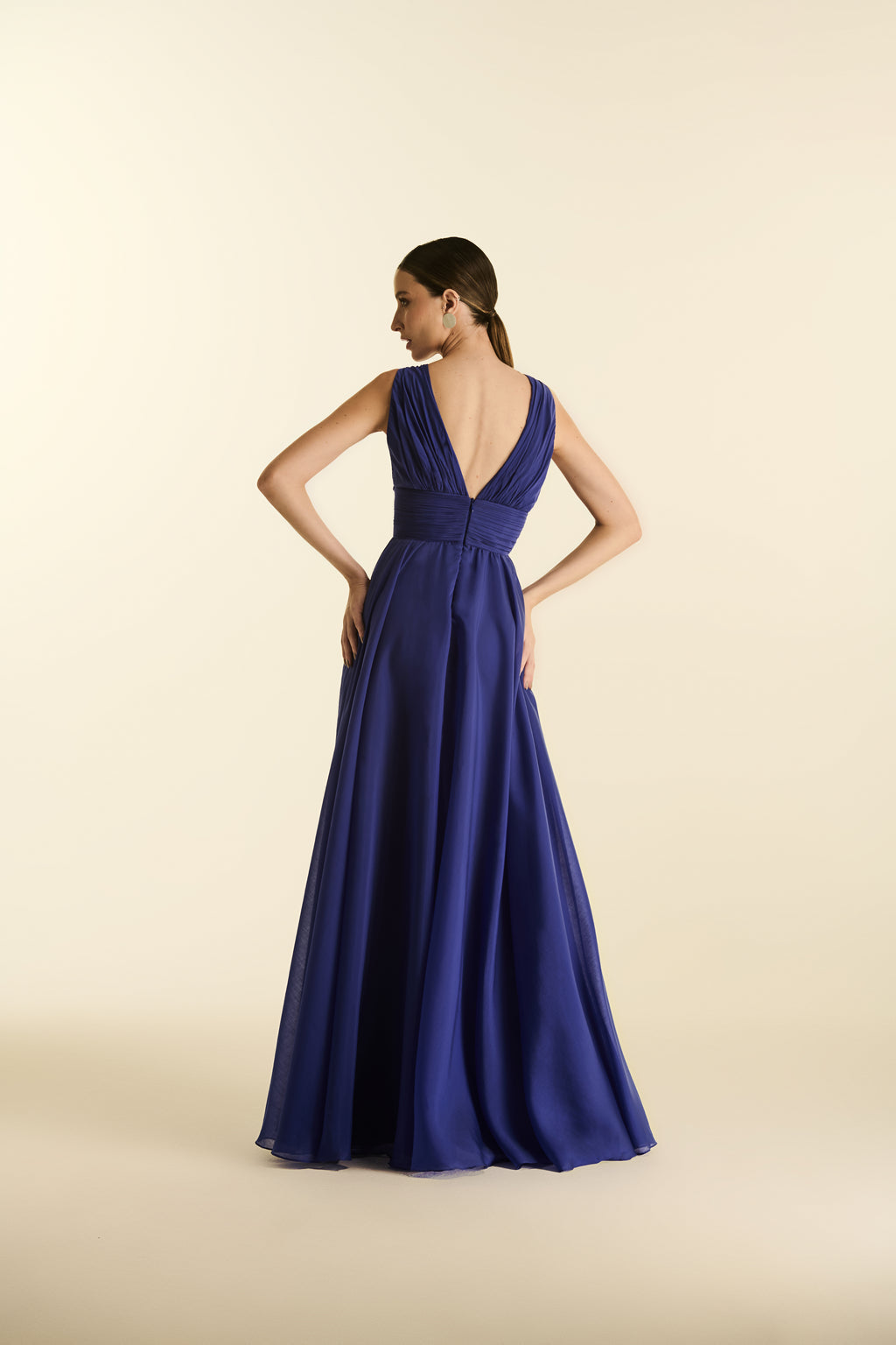 Vestido Longo Drapeado