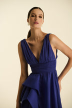 Vestido Longo Drapeado