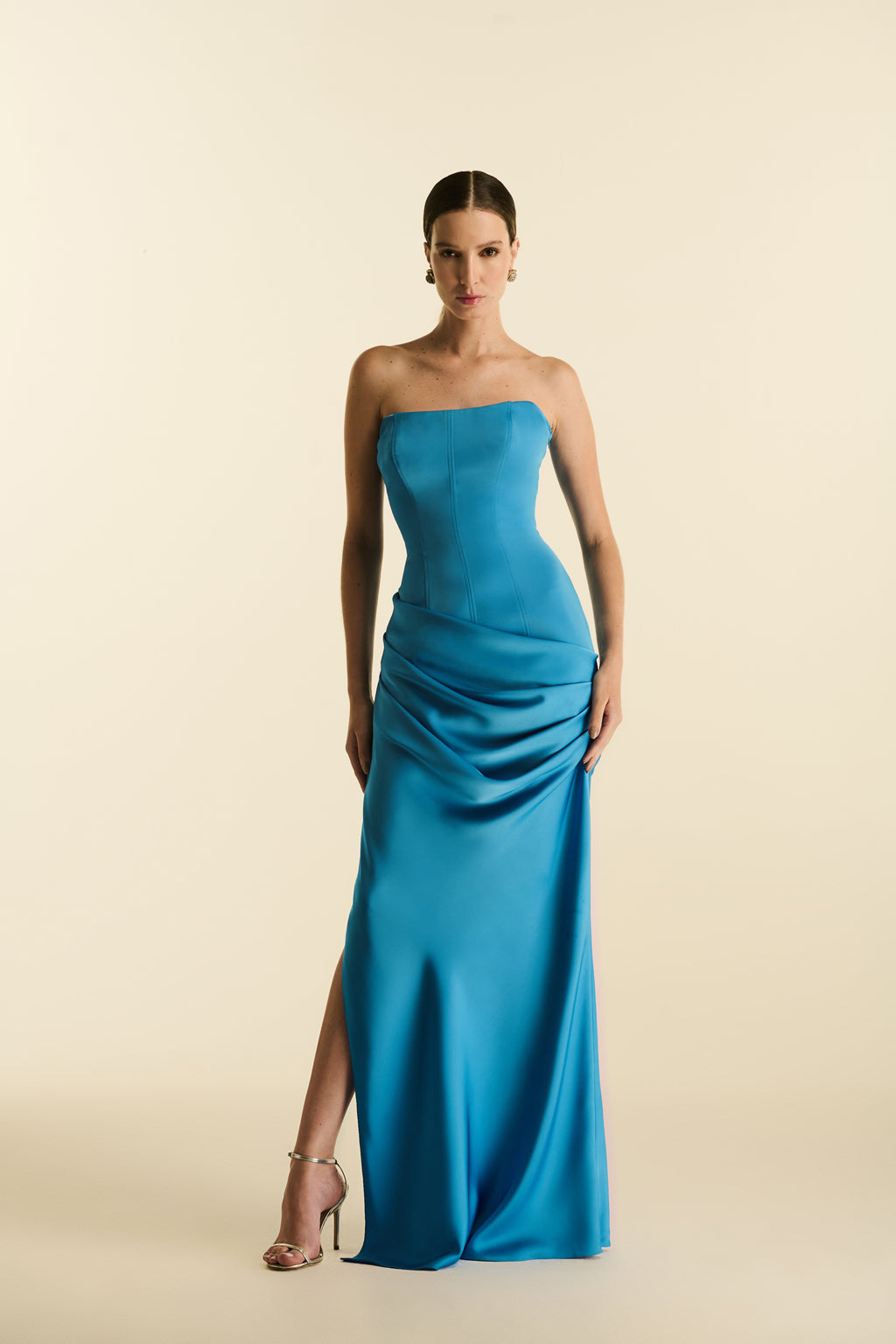 Vestido Longo Corseletado