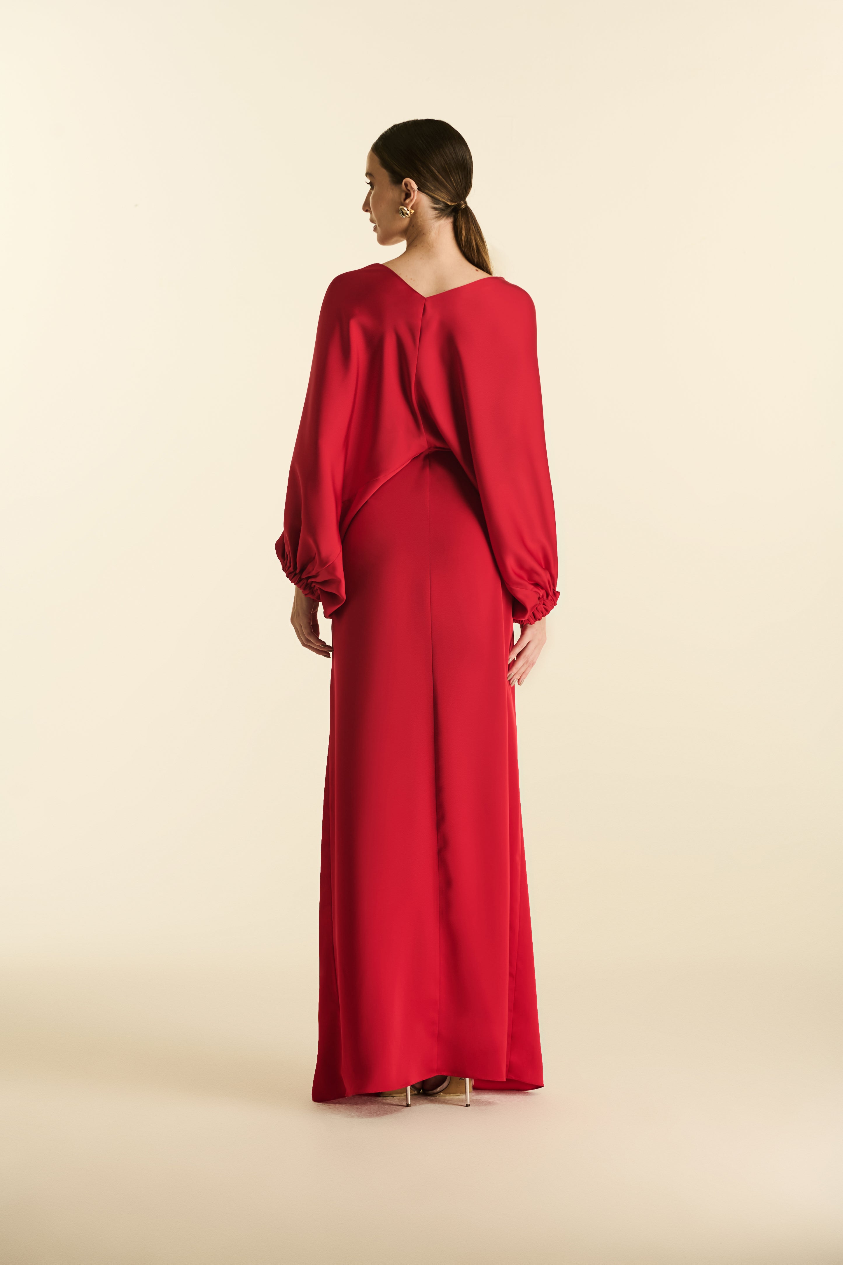 Vestido Longo Morcego