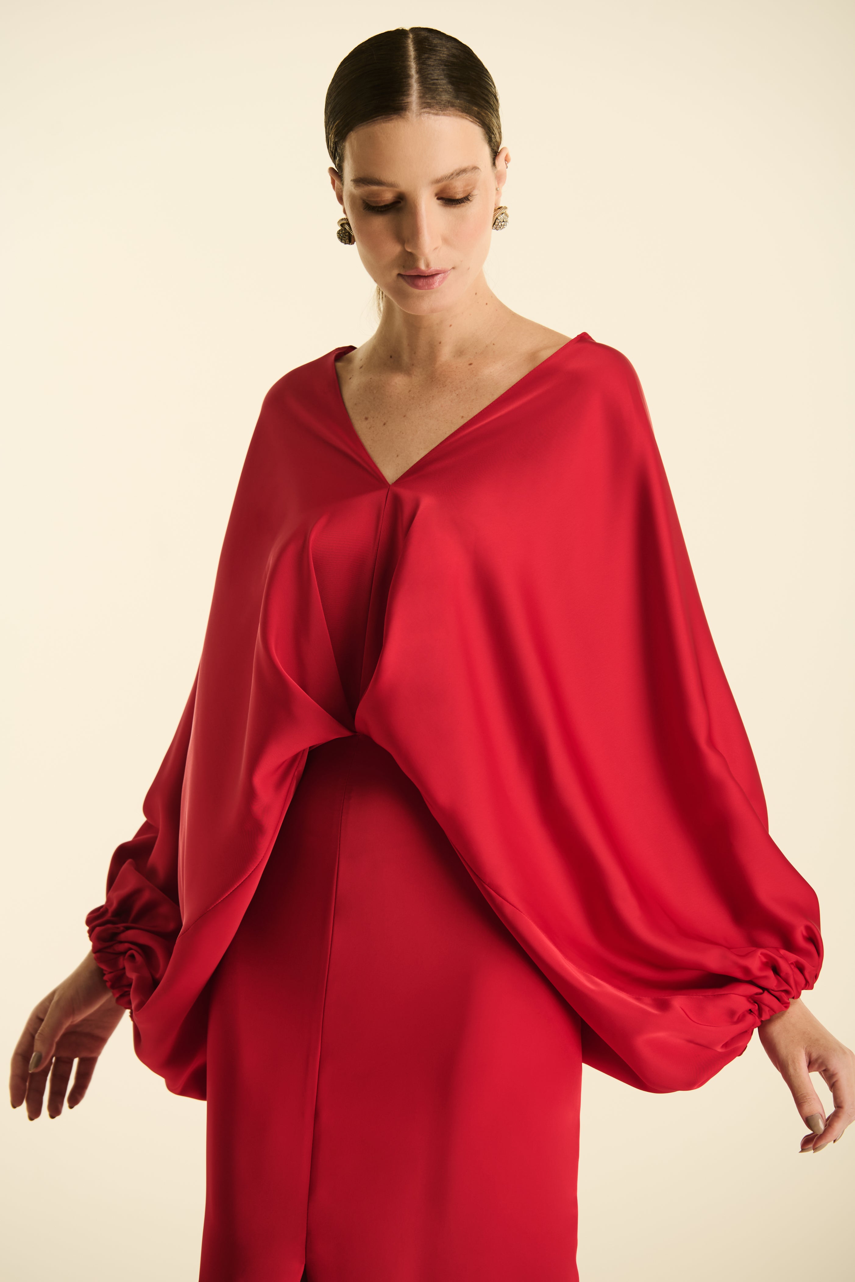 Vestido Longo Morcego