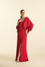 Vestido Longo Morcego