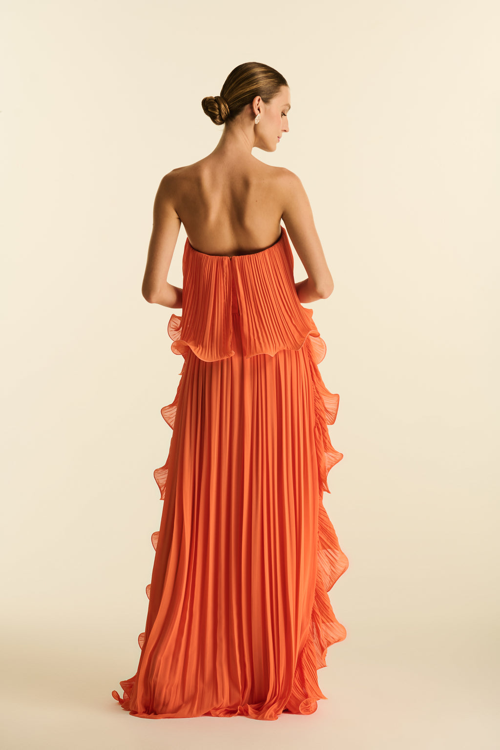 Vestido Longo Babados