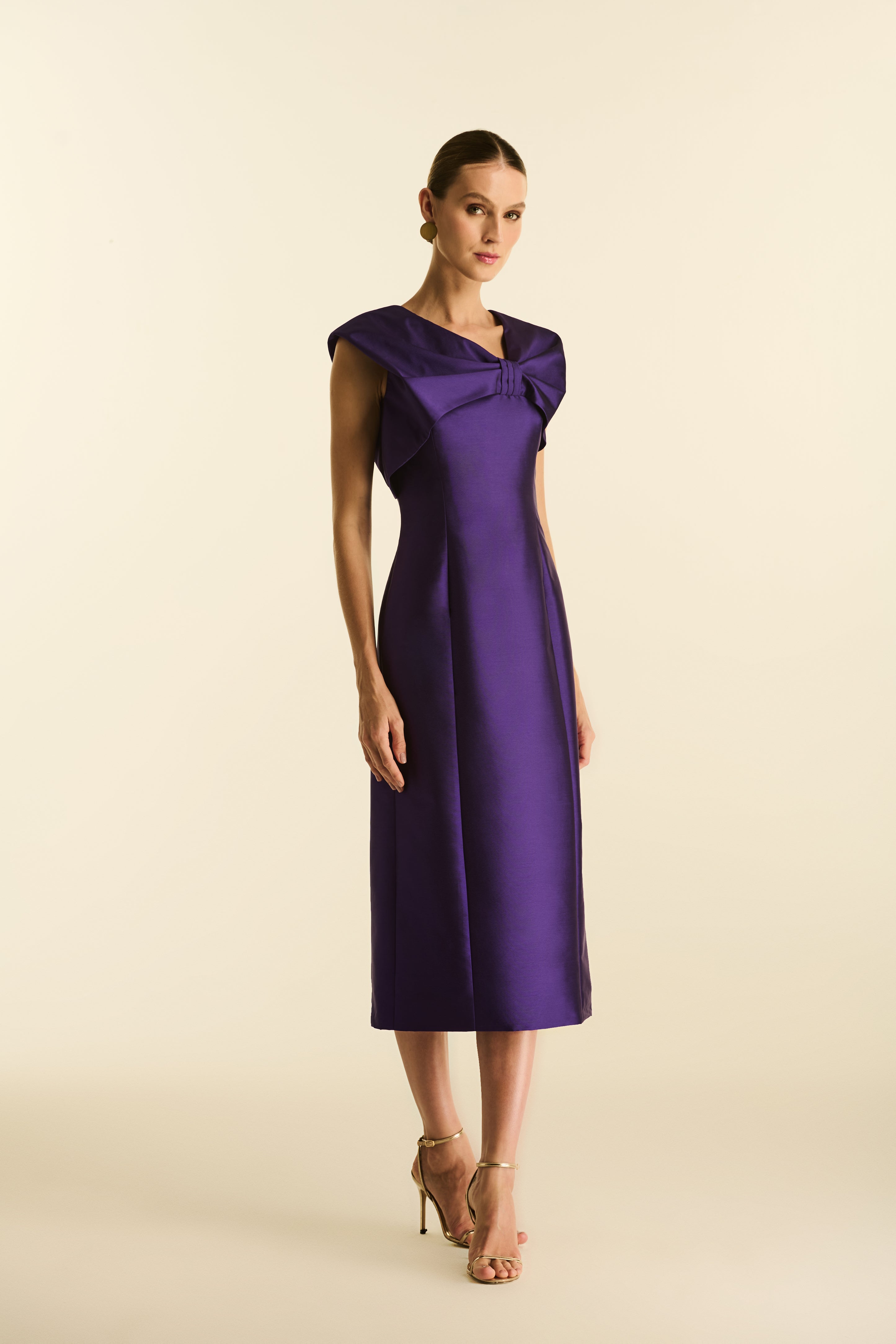 Vestido Laço Sobreposto