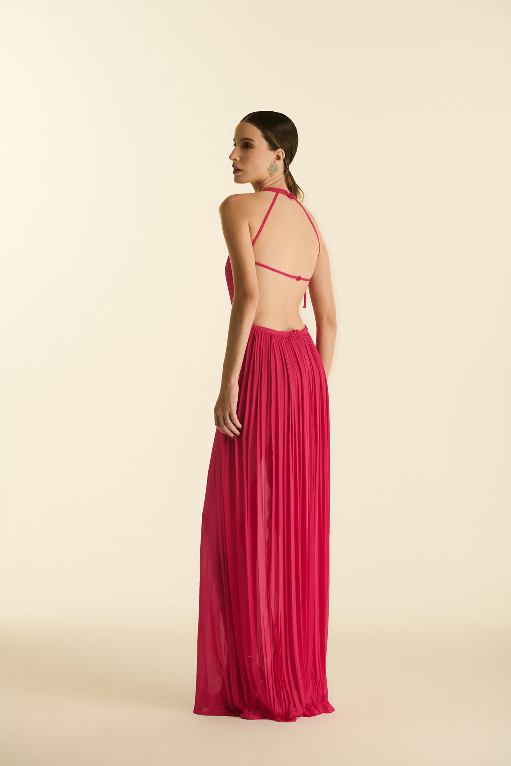 Vestido Longo Frente Única