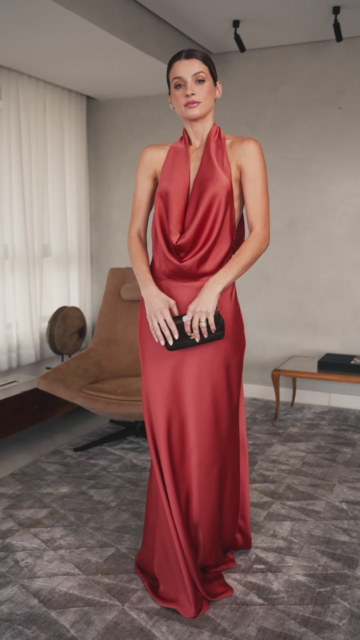 Vestido Longo Degagê